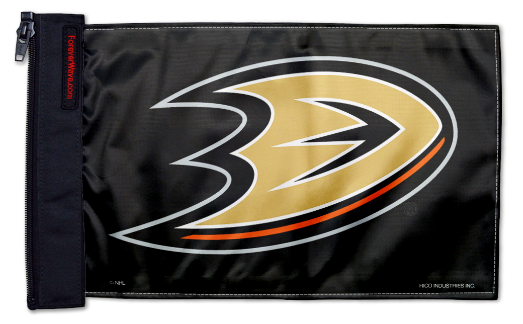 Anaheim Ducks 11"x17" Forever Wave Flag for Jeep Wrangler LJ 2003-2006