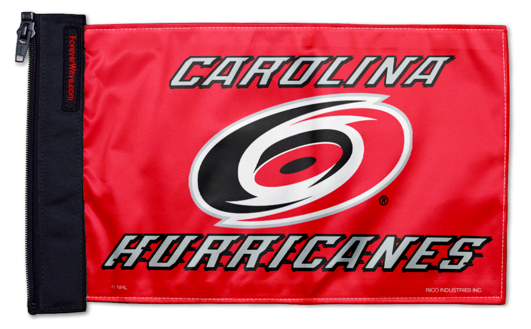 Carolina Hurricanes 11"x17" Forever Wave Flag for Jeep Wrangler YJ 1986-1995