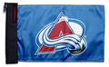 Colorado Avalanche 11"x17" Forever Wave Flag for Jeep Wrangler CJ-7 and CJ-8 1976-1986