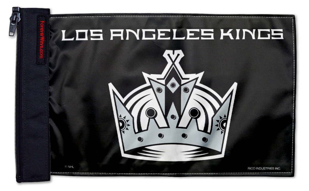 Los Angeles Kings 11"x17" Forever Wave Flag for Jeep Wrangler LJ 2003-2006