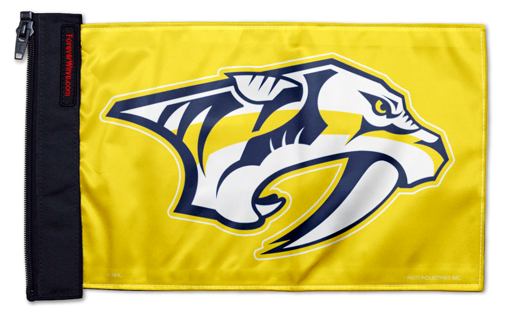 Nashville Predators 11"x17" Forever Wave Flag for Jeep Wrangler LJ 2003-2006