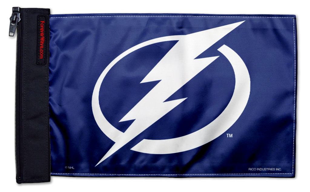 Tampa Bay Lightning 11"x17" Forever Wave Flag for Jeep Wrangler TJ 1996-2006