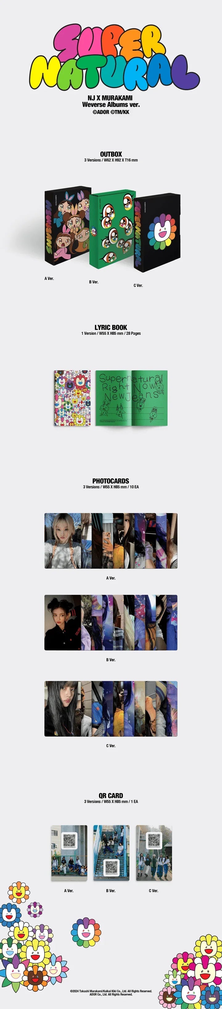 NewJeans - Supernatural Weverse Album (3 Version Set)