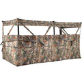 See-Through Hunting Blind Panel with Dog Door Pop up Waterflow Blind for 1-3 People