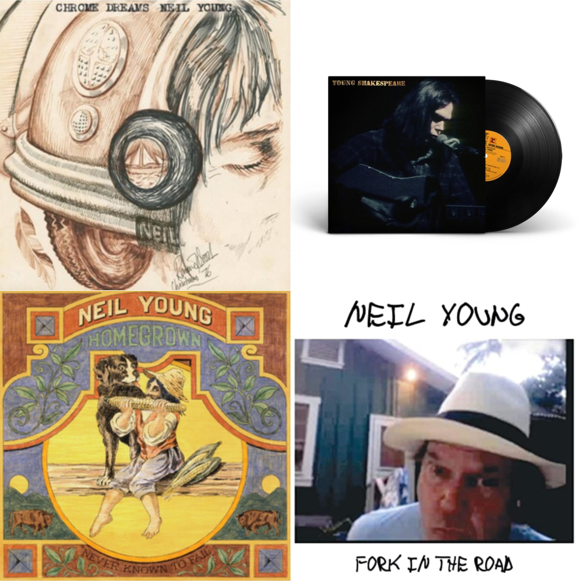 Chrome Dreams (2LP) & Young Shakespeare & Homegrown & Fork In The Road (140G)