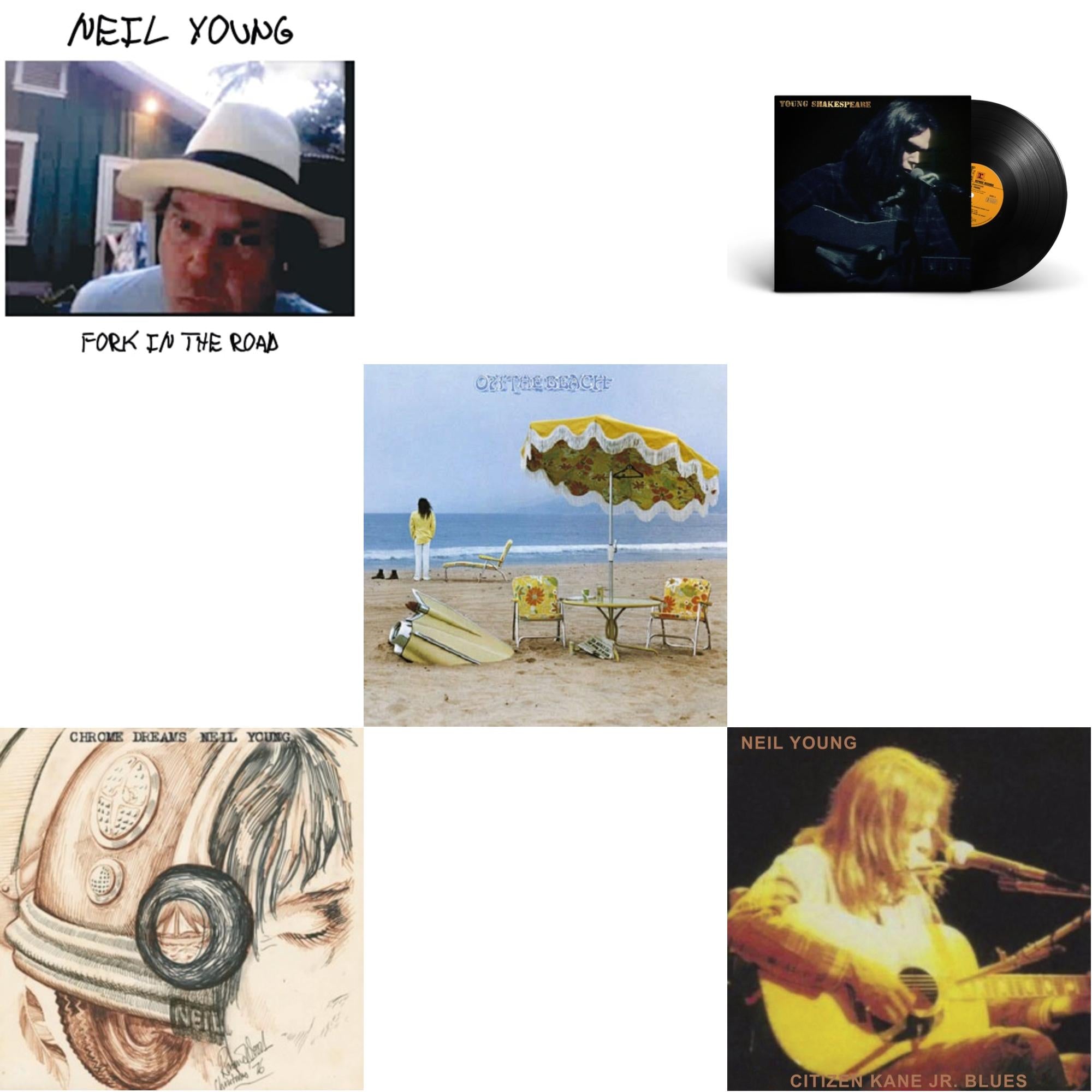 Chrome Dreams (2LP) & Citizen Kane Jr. Blues 1974 (Live At The Bottom Line) & Young Shakespeare & On The Beach & Fork In The Road (140G)