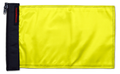 Solid Yellow "Q" 12"x18" Forever Wave Flag for Jeep Wrangler TJ 1996-2006