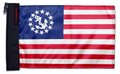 US Nautical Yacht Ensign 12"x18" Forever Wave Flag for Jeep Wrangler JK 2-Door 2007-2018