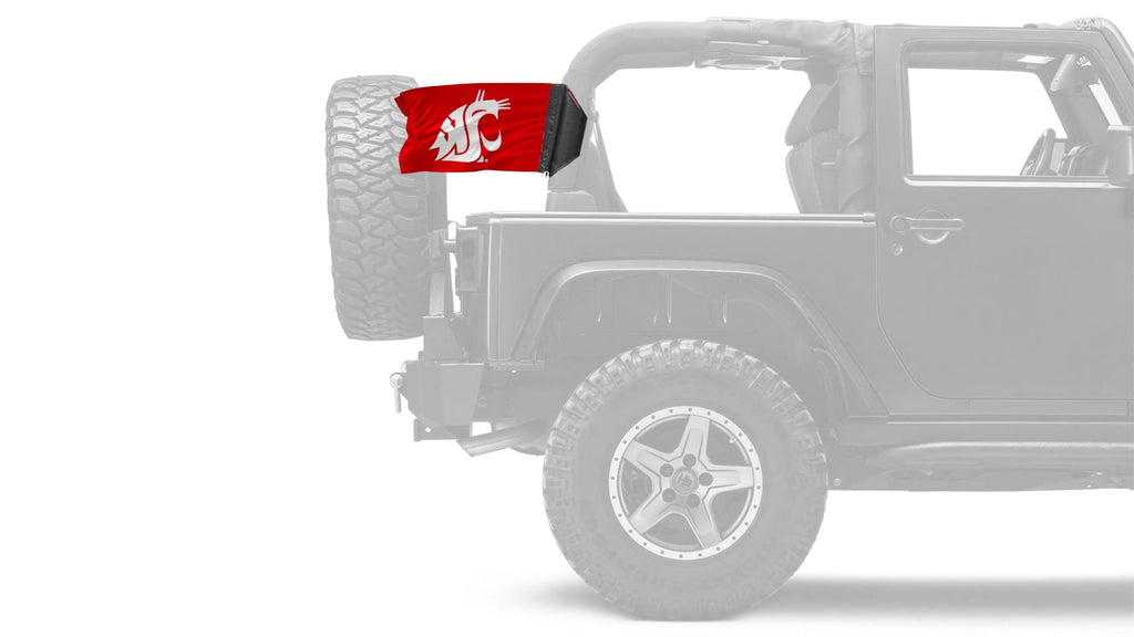 Washington State 11"x17" Forever Wave Flag for Jeep Wrangler TJ 1996-2006