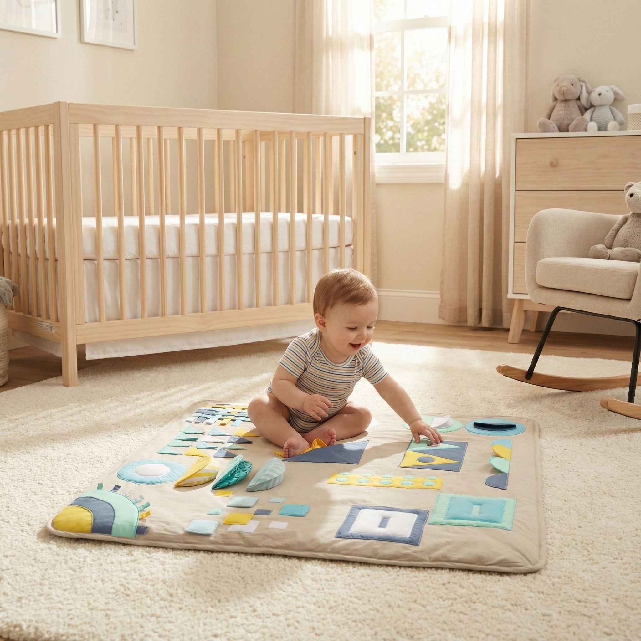 Role Play Kids - Neo Geometric  baby play mat.