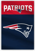 New England Patrioits Garden Flag 2 Sided Logo