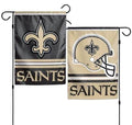 New Orleans Saints Garden Flag 2 Sided Logo Mini