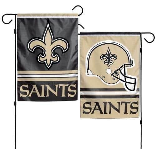 New Orleans Saints Garden Flag 2 Sided Logo Mini