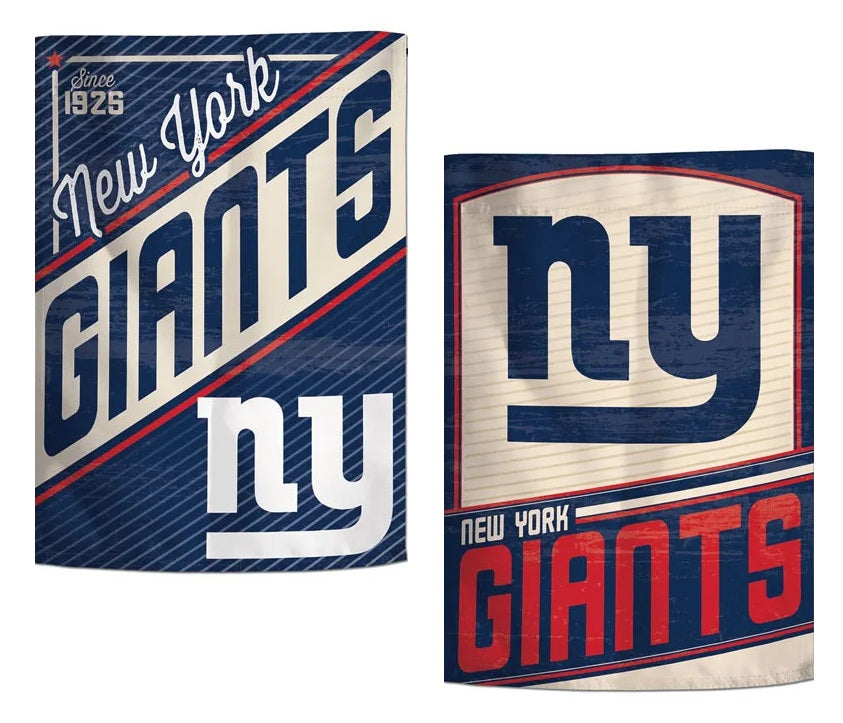 New York Giants Garden Flag 2 Sided Retro Classic Logo