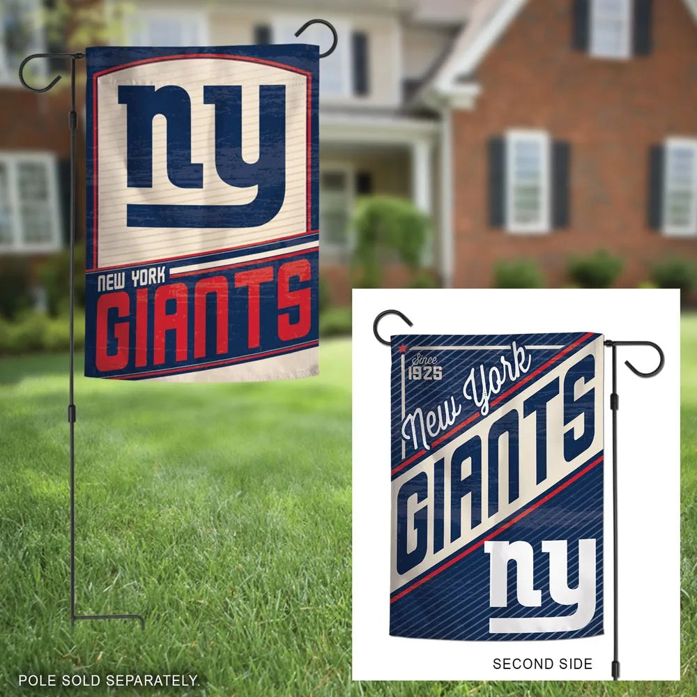 New York Giants Garden Flag 2 Sided Retro Classic Logo