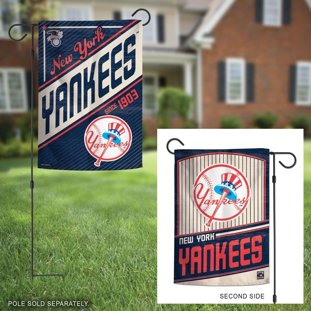 New York Yankees 2 Sided Retro Garden Flag
