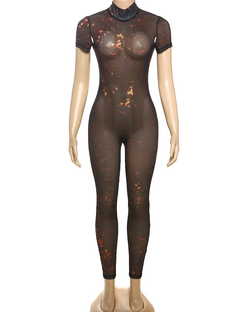 Nibber Colorful Print Jumpsuit.