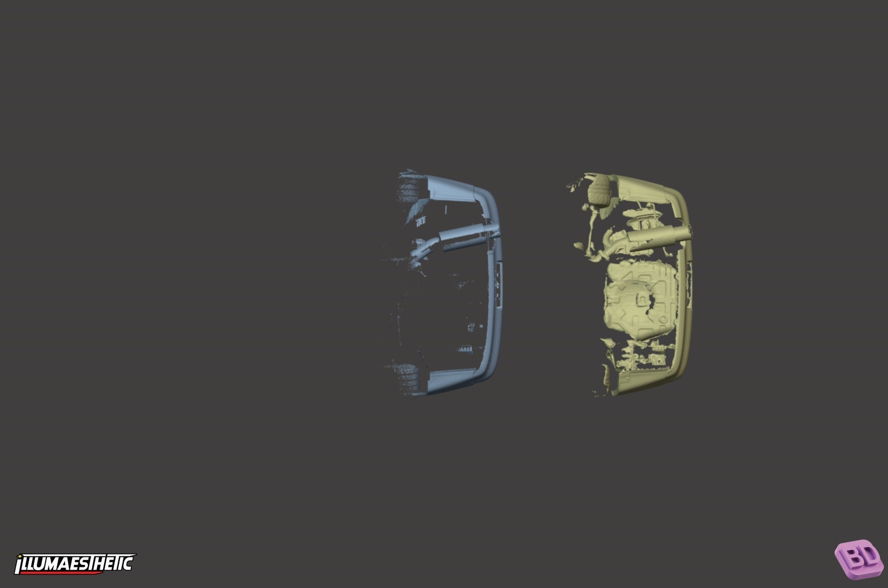 Nissan Skyline GT-R Coupe (BCNR33) 3D Scan (1993-1998)