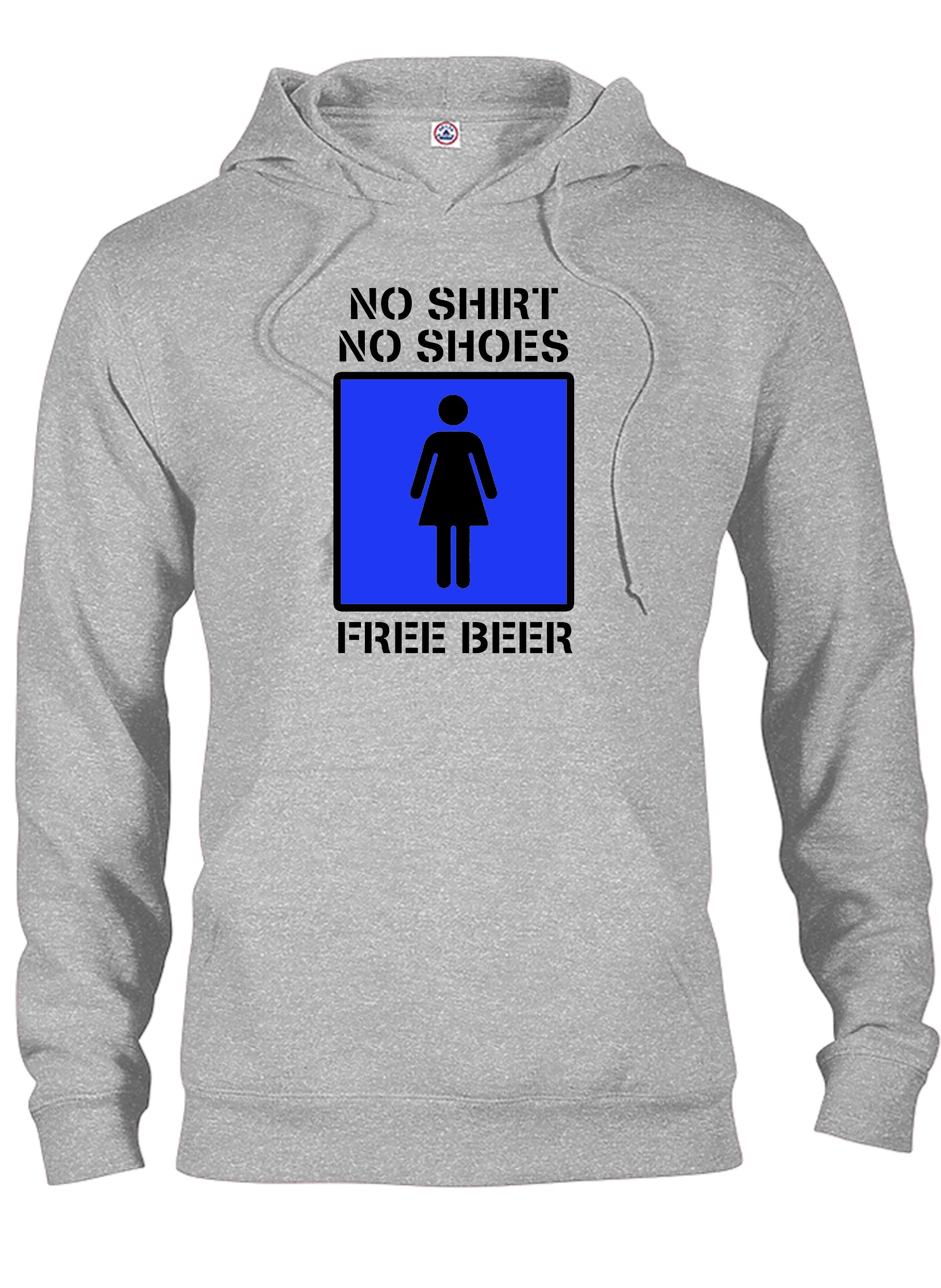 No Shirt No Shoes Free Beer T-Shirt