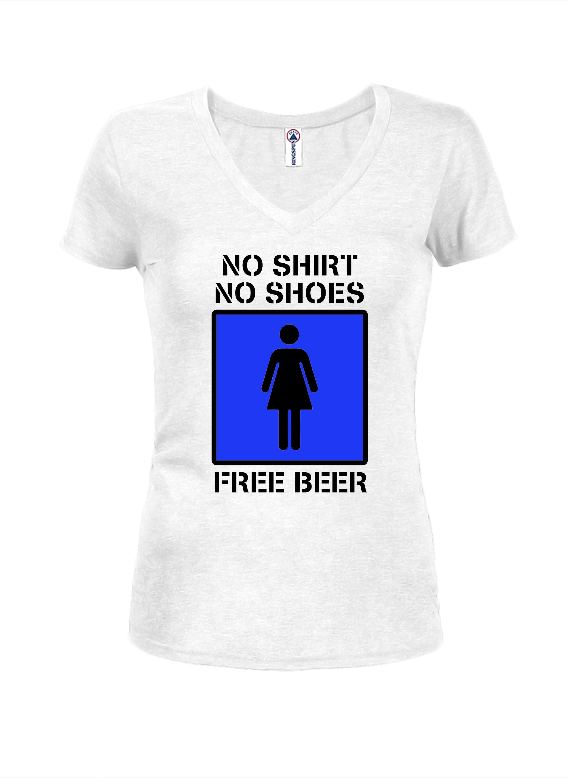 No Shirt No Shoes Free Beer T-Shirt