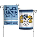 North Carolina Garden Flag 2 Sided Tar Heels Vintage Classic Logo