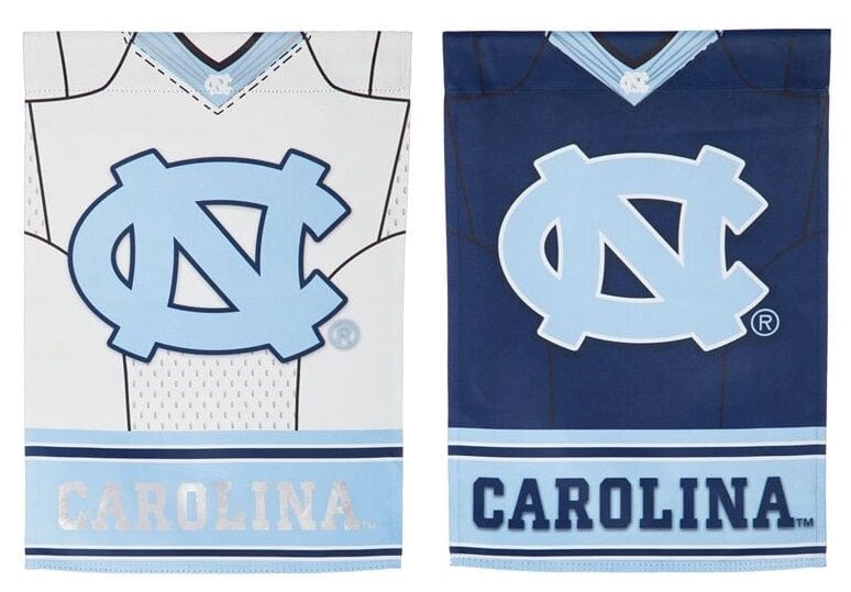 North Carolina Tar Heels Garden Flag 2 Sided Jersey