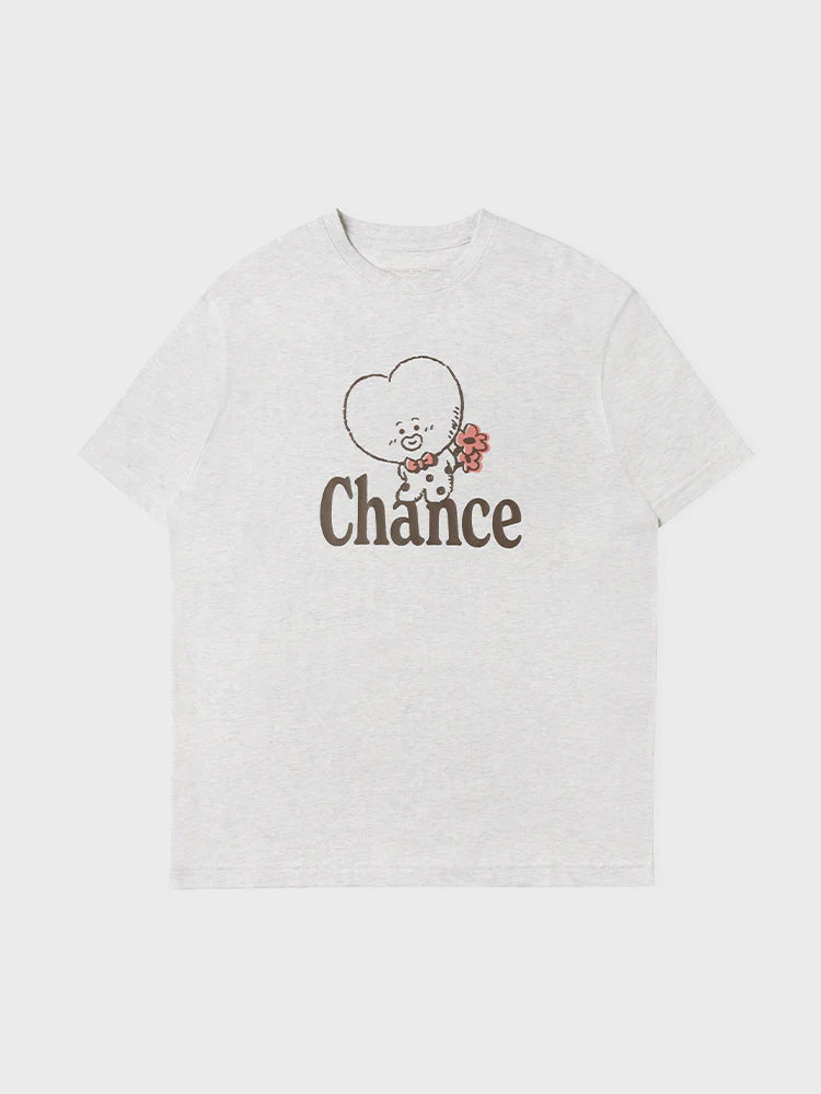 BT21 - Basic Short Sleeve Tshirt Oatmeal (Tata)