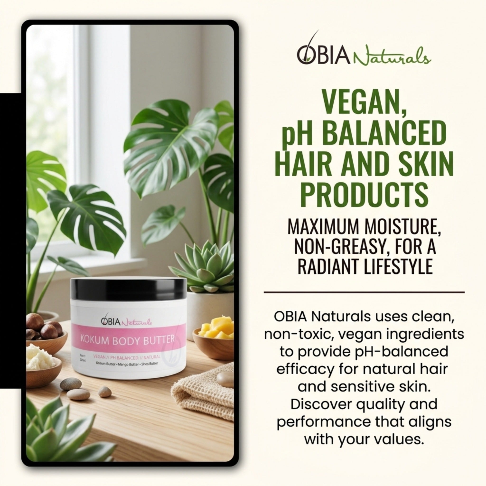 Kokum Body Butter — Whipped Body Butter for Women, Dry Skin