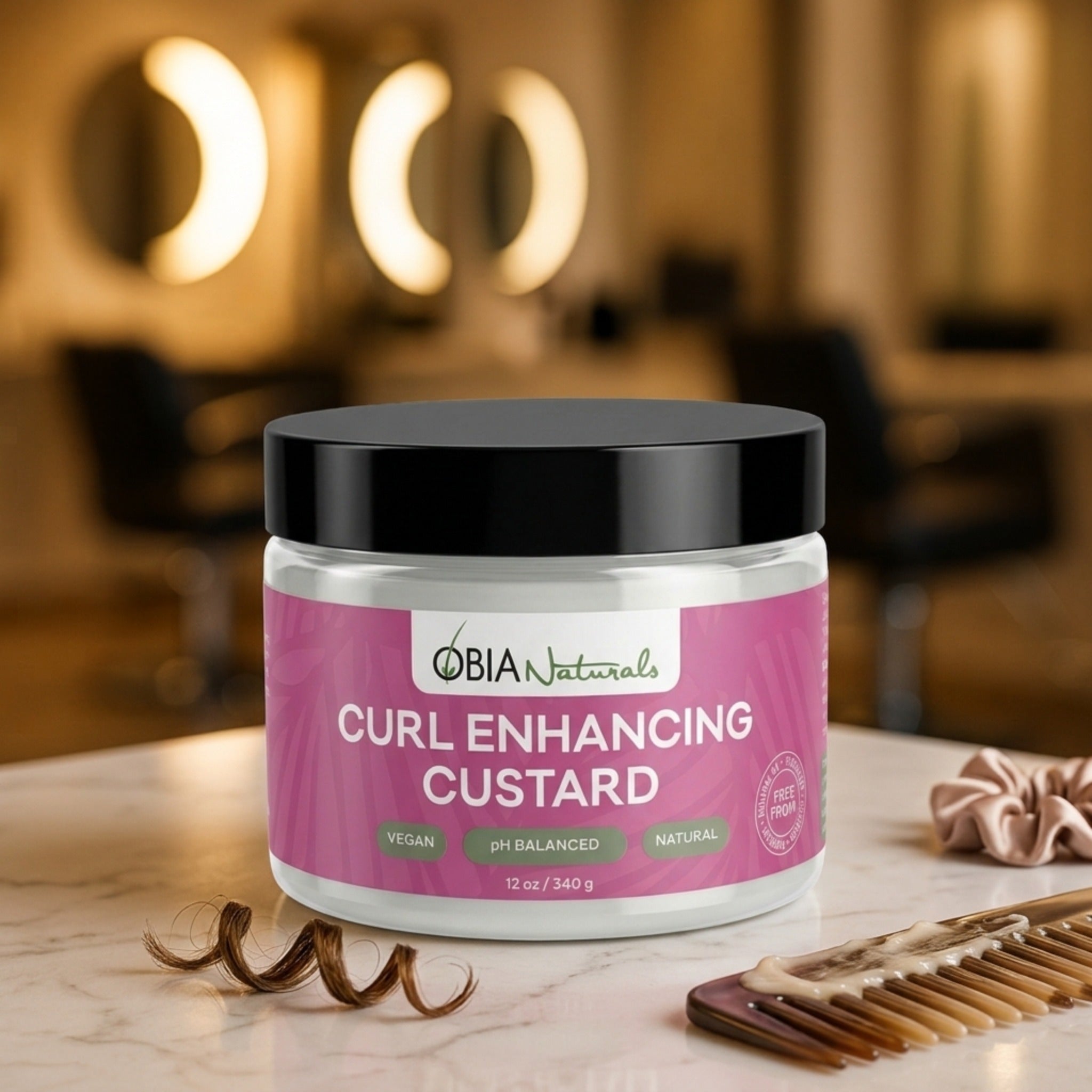 Curl Enhancing Custard — Curl Defining Gel for Curly Hair