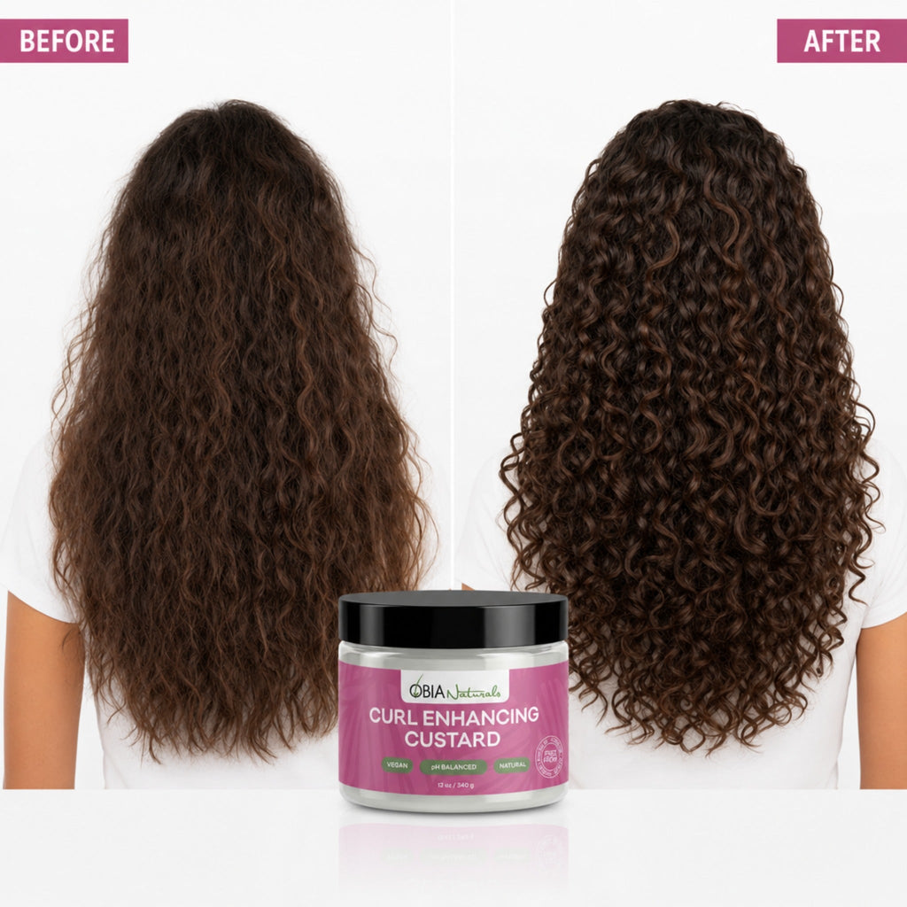 Curl Enhancing Custard — Curl Defining Gel for Curly Hair