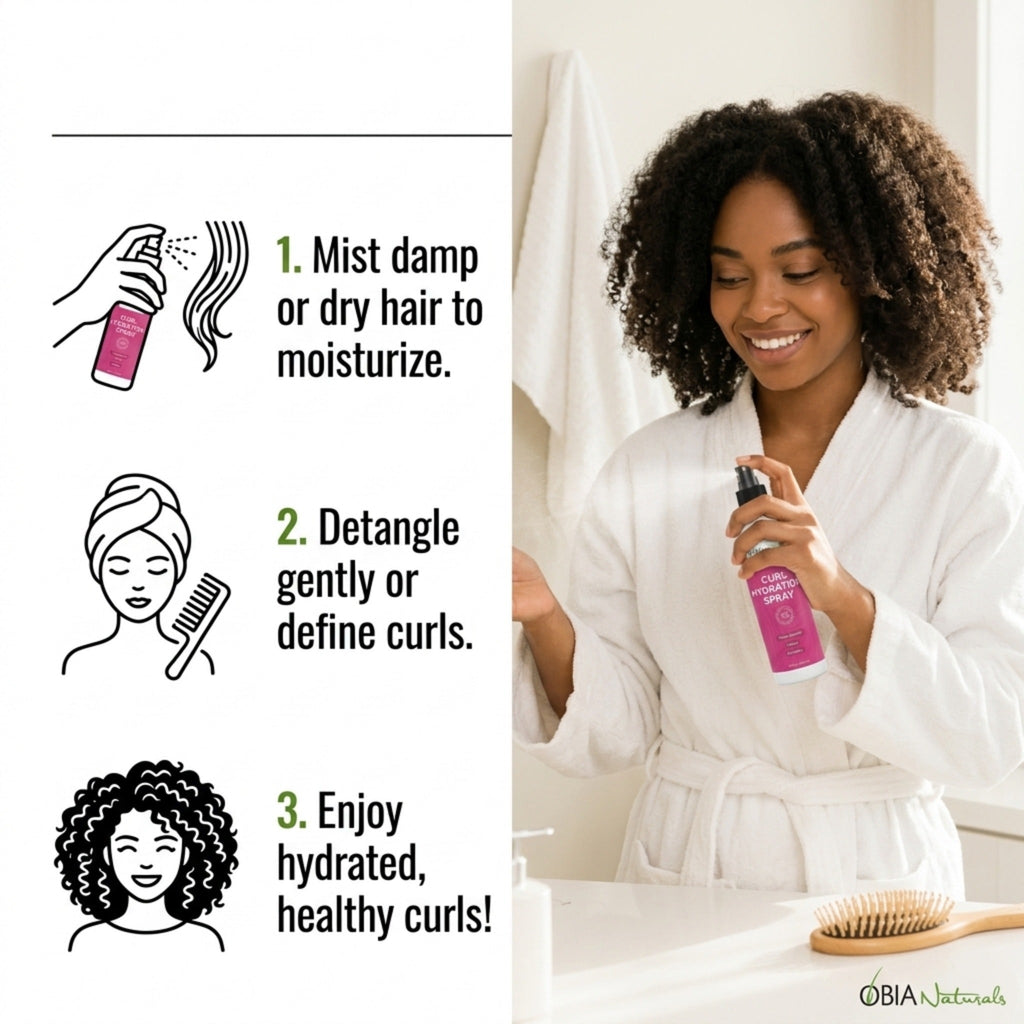 Curl Hydration Spray — Curl Refresher Spray for Curly Hair