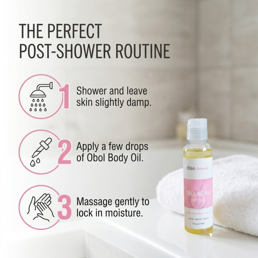 OBOL Royal Body Oil — Argan Body Oil for Women, After Shower