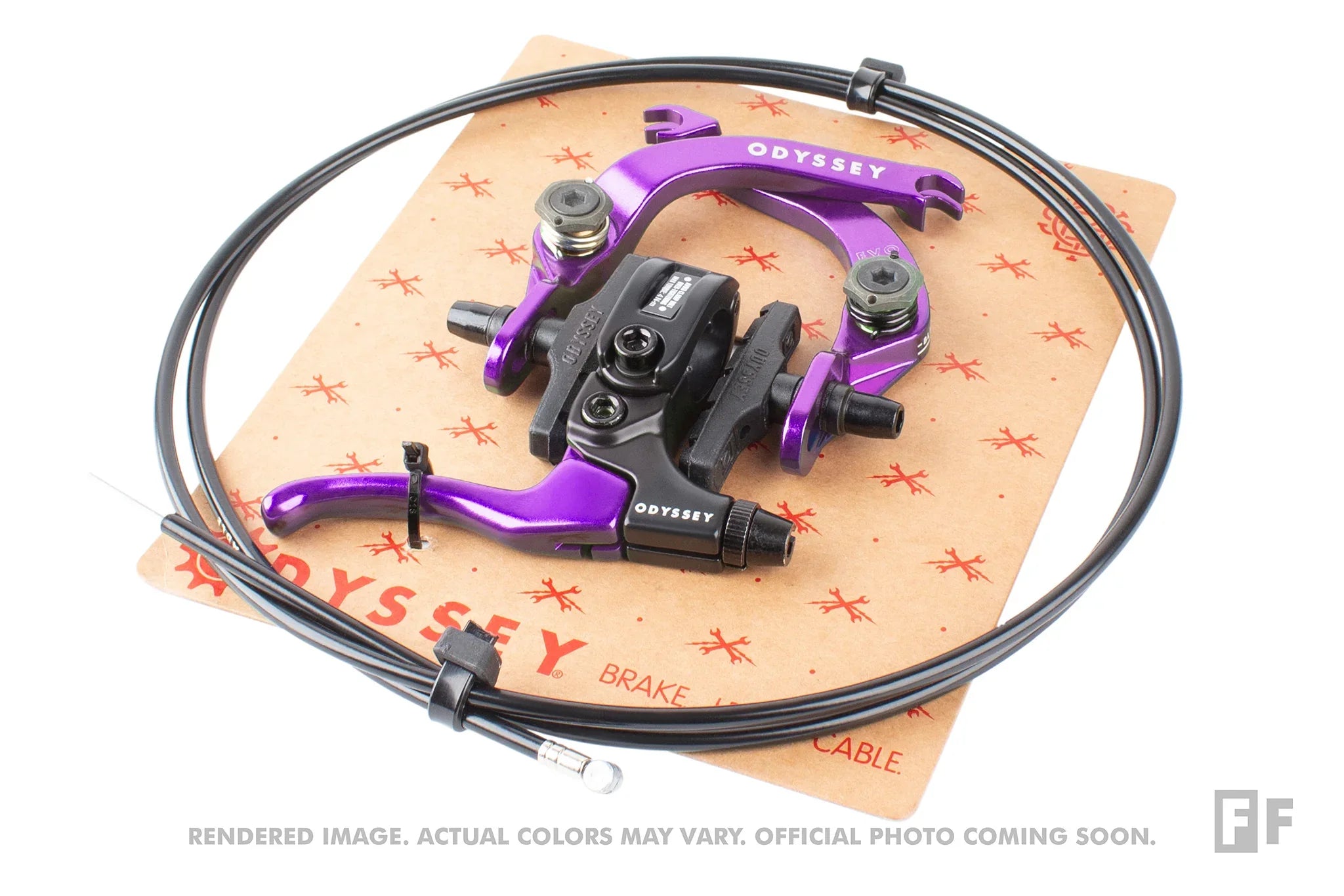 Odyssey BMX Evo 2.5 Brake Kit - Anodized Purple