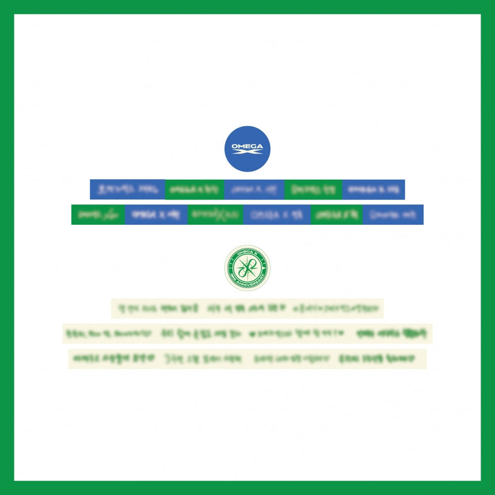 Omega x - 3rd Anniversary Pop Up Store Official MD Masking Tape