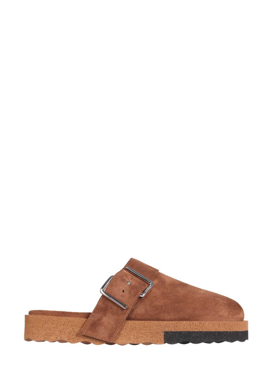 OFF-WHITE Comfort Slippers with Rubber Sole - 3 cm Height