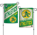 Oakland A's Garden Flag 2 Sided Cooperstown Logo