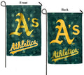Oakland Athletics Garden Flag 2 Sided Glitter