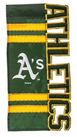 Oakland Athletics Garden Flag 3D Sculpted Logo