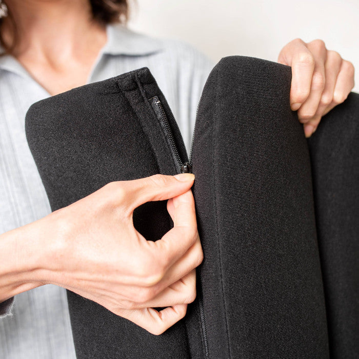 ObusForme Contoured Seat Cushion - Black Ergonomic Comfort for Office, Home & Car