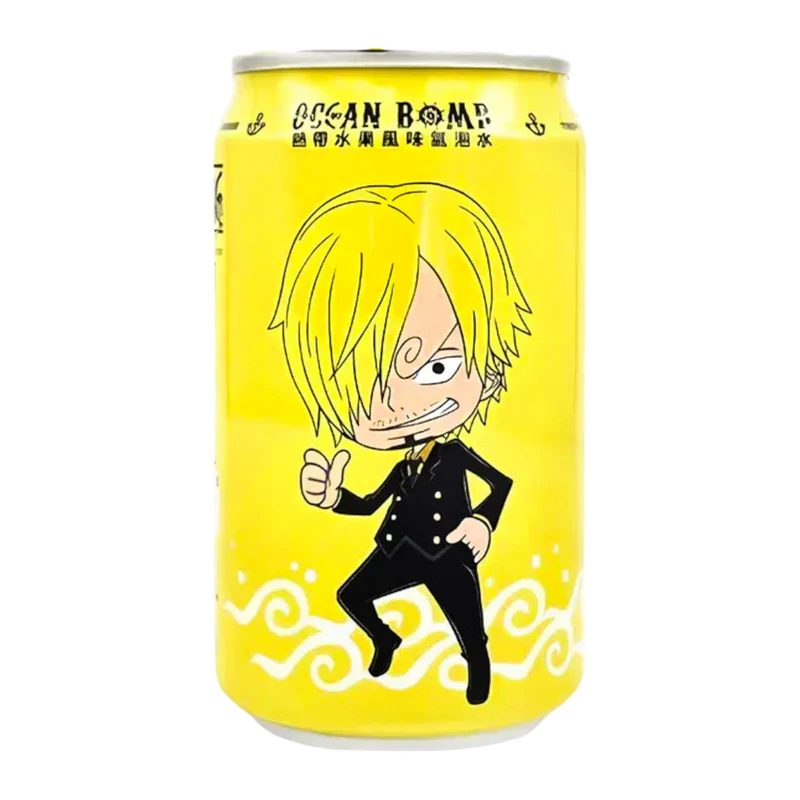 Ocean Bomb One Piece Sparkling Water Sanji Tropical Fruit Flavor (330ml) (Taiwan) 6-Pack