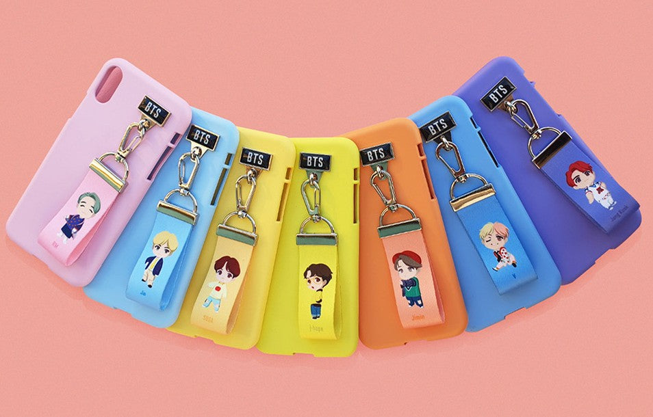 Official BTS Character - Phone Finger Strap