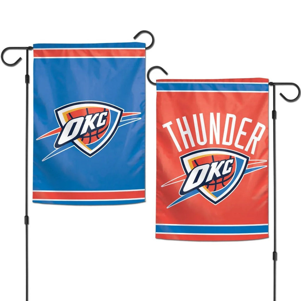 Oklahoma City Thunder 2 Sided Garden Flag