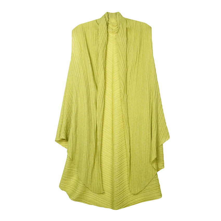 Solid Pleated Vest