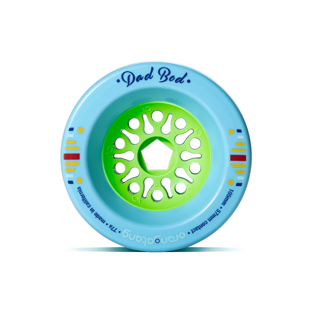 Orangatang Dad Bods 105mm 77a Longboard Wheels  - Blue