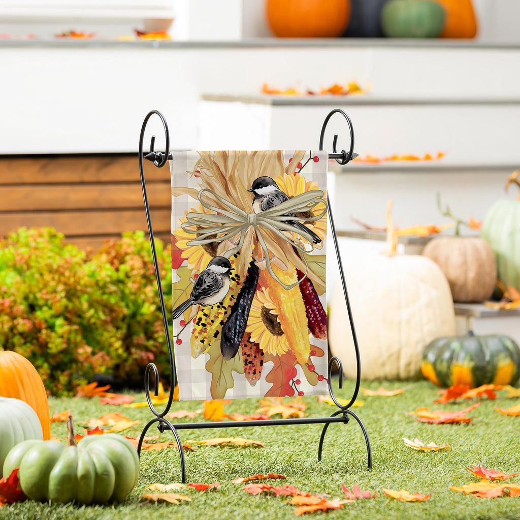 Ornamental Corn 2 Sided Garden Flag