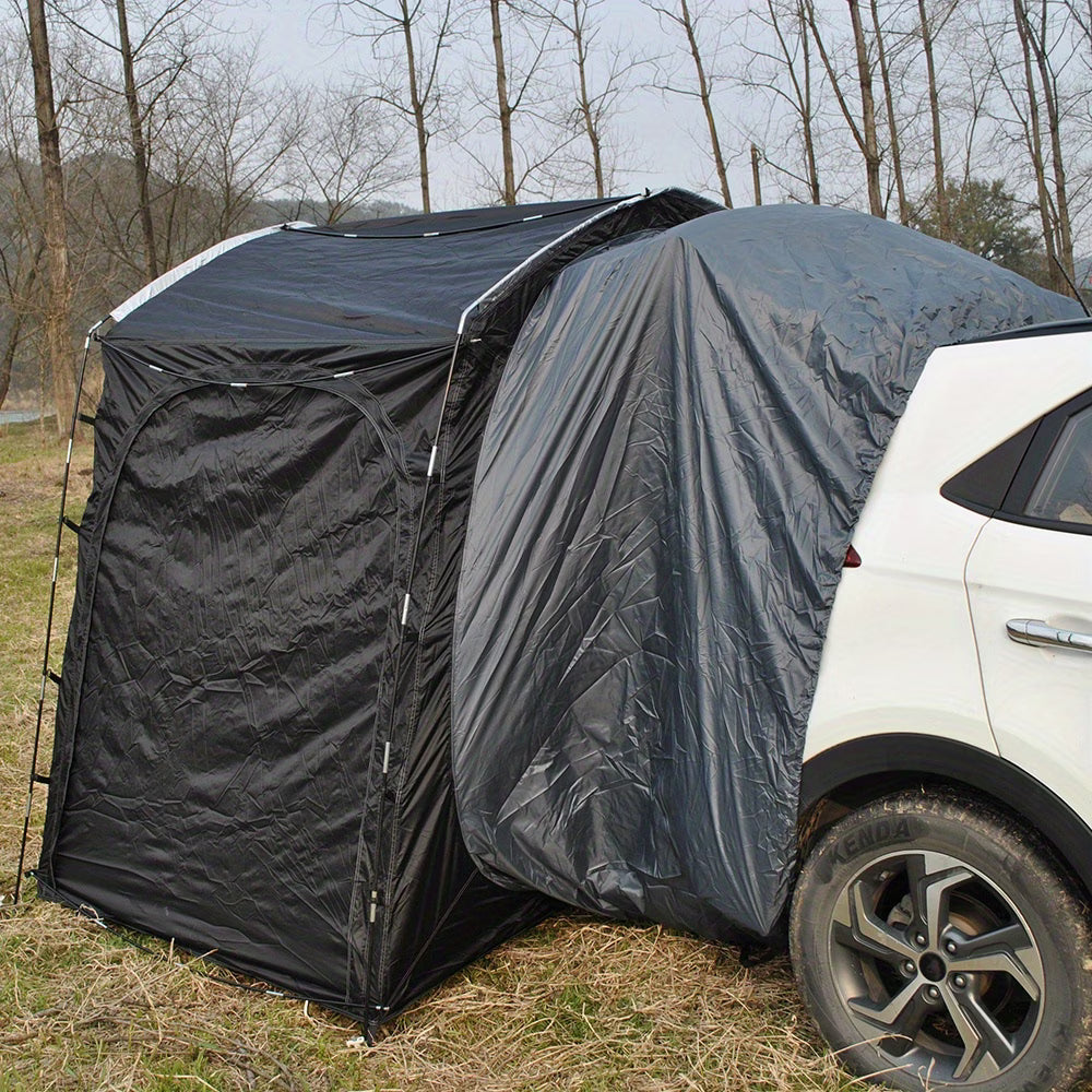 Outdoor Camping Tent for Car Rear, Perfect for Self-Driving Trips And Sun Protection While Camping in The Wild, Quick Setup Camping Tent