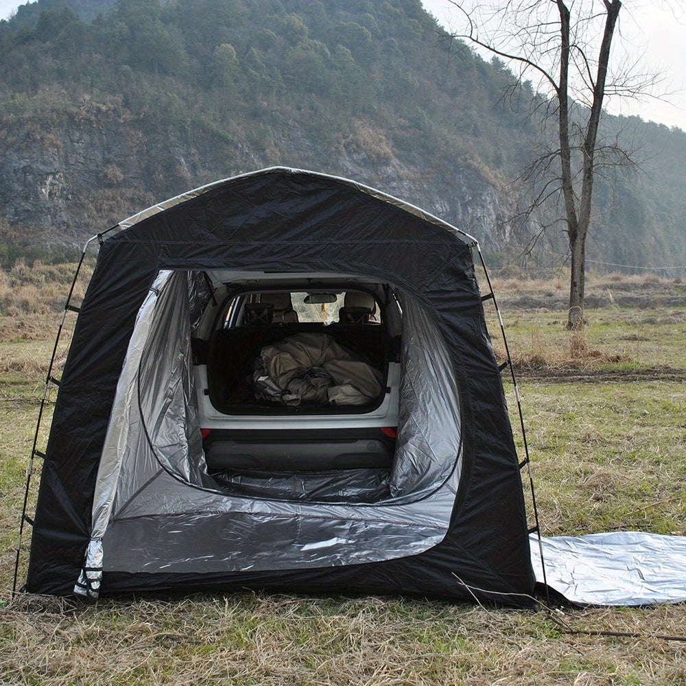 Outdoor Camping Tent for Car Rear, Perfect for Self-Driving Trips And Sun Protection While Camping in The Wild, Quick Setup Camping Tent