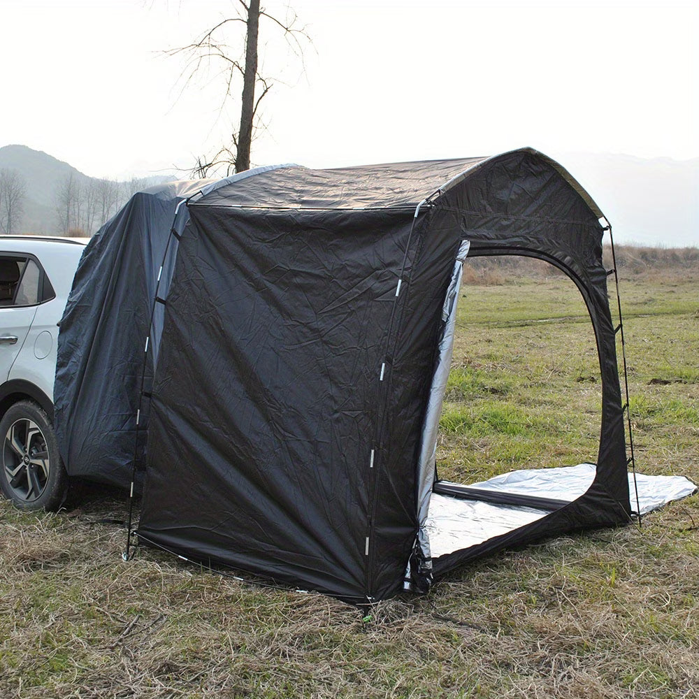 Outdoor Camping Tent for Car Rear, Perfect for Self-Driving Trips And Sun Protection While Camping in The Wild, Quick Setup Camping Tent