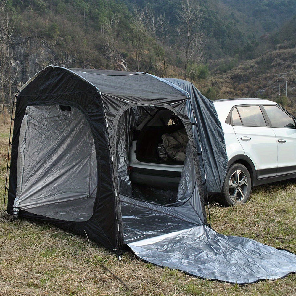 Outdoor Camping Tent for Car Rear, Perfect for Self-Driving Trips And Sun Protection While Camping in The Wild, Quick Setup Camping Tent
