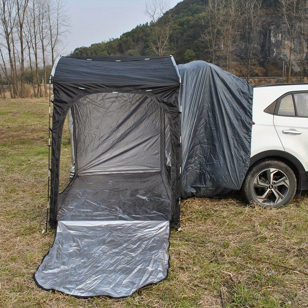 Outdoor Camping Tent for Car Rear, Perfect for Self-Driving Trips And Sun Protection While Camping in The Wild, Quick Setup Camping Tent